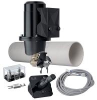 Комплект подруливающего устройства Quick , 1,3 кВт, 25 кгс, 12 В, 110 мм (включает джойстик TCD2042, 6-метровый кабель, тоннель 110х750 мм) 10260461 от прозводителя QUICK