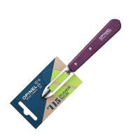 Нож для чистки овощей Opinel №115, деревянная рукоять, нержавеющая сталь, сливовый, блистер, 001929 001929 от прозводителя Opinel