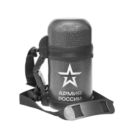 Термос универсальный (для еды и напитков) Thermos Армия России "Армейский" (0,8 литра), серый 644923 от прозводителя Thermos