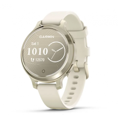 Garmin Lily 2 Active - Lily 2 Active | Lunar Gold with Bone Silicone Band