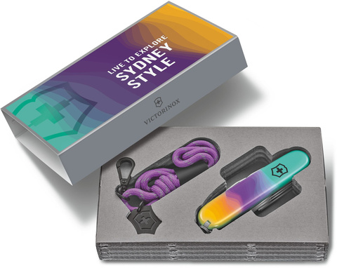 Нож Victorinox Companion Sydney Style, 91 мм, 16 функций, бирюзовый с чехлом (подар.коробка) 1.3909.E222 от прозводителя Victorinox