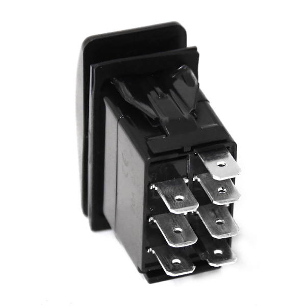 Переключатель on-off-on, D.P.D.T, 7P, LED*2 NEKEKE A12627ER от прозводителя NEKEKE