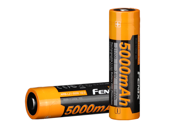 Аккумулятор Fenix ARB-L21-5000 v2.0 21700 LI-Ion 5000 mAh, ARB-L21-5000V20 ARB-L21-5000V20 от прозводителя Fenix