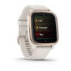 Garmin Venu Sq 2 - 40 мм Music | Премиум-функции | Peach Gold Aluminium Bezel with Ivory Case and Silicone Band