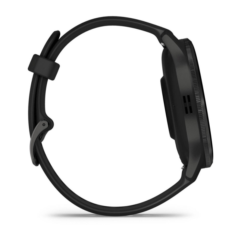 Garmin Venu 3 - 45 мм | Slate stainless steel bezel with black case and silicone band
