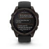 Garmin Fenix 8 - 47 мм SOLAR | SAPPHIRE | Carbon grey DLC titanium with Black/pebble grey silicone band