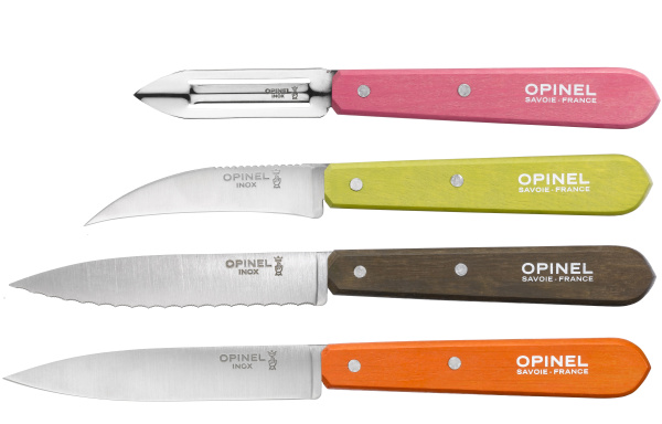 Набор ножей Opinel Less Essentieles, нержавеющая сталь, (4 шт./уп.), 001452 001452 от прозводителя Opinel