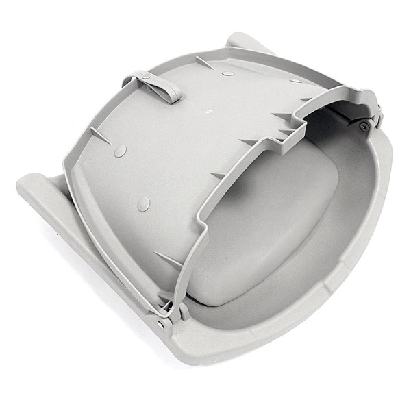 Сиденье пластмассовое складное с подложкой Molded Fold-Down Boat Seat, серое 75109G от прозводителя Newstarmarine