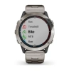 Garmin Quatix 6 - 47 мм Standard Edition | Grey with Captain Blue Band