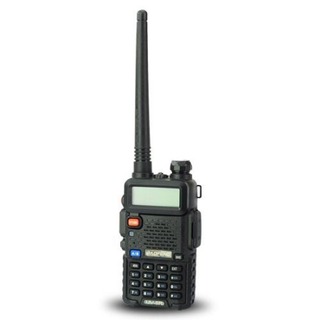 Baofeng UV-5R (Black) 5 Вт Портативная радиостанция VHF/UHF (136-174 МГц, 400-520 МГц) UV-5R от прозводителя Baofeng