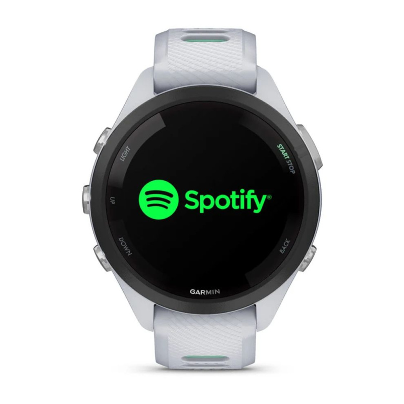 Garmin Forerunner 265s - 42 мм | Black Bezel with Whitestone Case and Whitestone/Neo Tropic Silicone Band