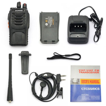 Рация Baofeng BF-888S 5W, Li-ion 1500 мАч, UHF, 16 каналов BF-888S от прозводителя Baofeng