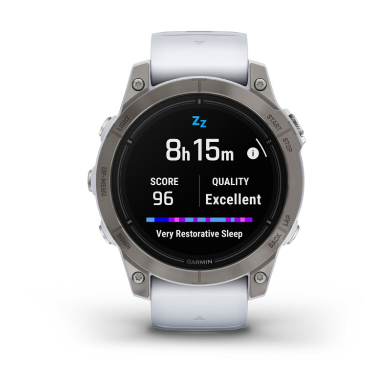 Garmin Epix Pro (Gen 2) - 47 мм SAPPHIRE | Titanium with Whitestone Band