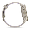 Garmin Forerunner 970 - | Soft Gold Titanium with French Grey Case and French Grey/Translucent Indigo Band