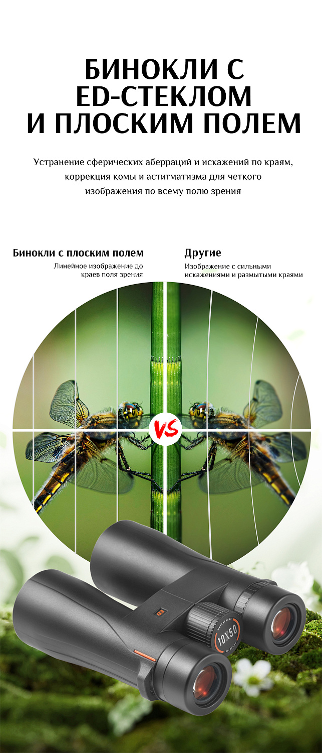 Бинокль Eyeskey Wave ED-10x42