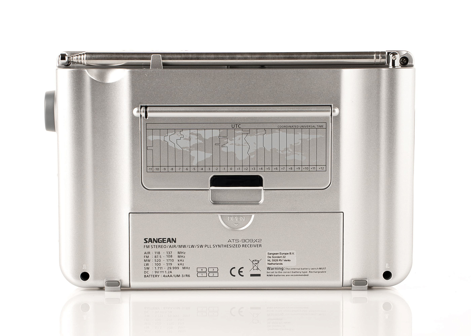 SANGEAN ATS 909X2 Shortwave Radio / white