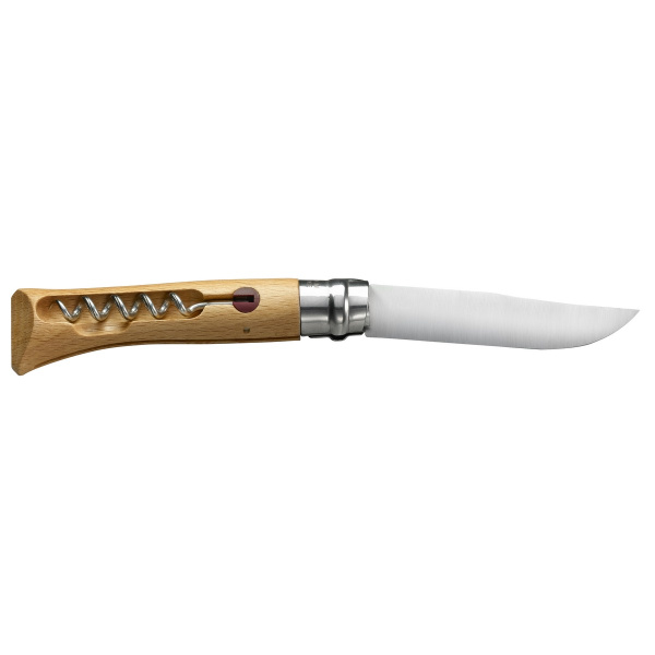 Нож Opinel №10, нержавеющая сталь, рукоять из бука, со штопором, 001410 001410 от прозводителя Opinel