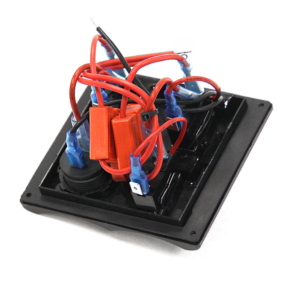 Панель переключателей 3шт с вольтметром NEKEKE TF3J/V от прозводителя NEKEKE