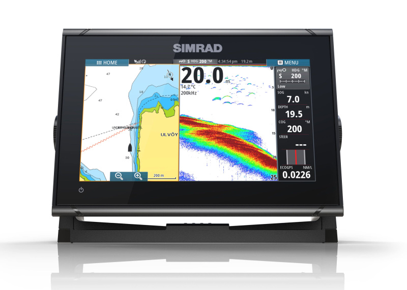 SIMRAD GO9 XSE с HDI DownScan