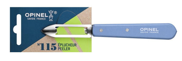 Нож для чистки овощей Opinel №115, деревянная рукоять, нержавеющая сталь, синий, блистер, 001932 001932 от прозводителя Opinel