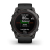 Garmin Fenix 7x Pro - 51 мм SOLAR | SAPPHIRE | Carbon Grey DLC Titanium with Black Band