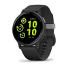 Garmin Vivoactive 5 | Slate aluminium bezel with black case and silicone band