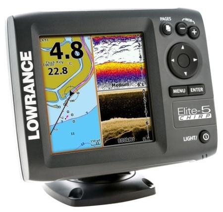 Lowrance Elite-5 CHIRP (50/200+455/800kHz)